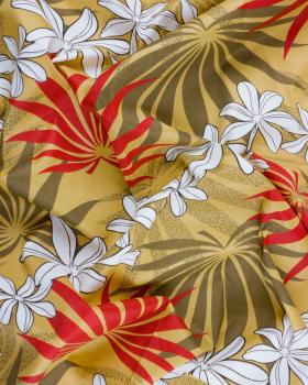 Polynesian Fabric MOENAU Ochre - Tissushop